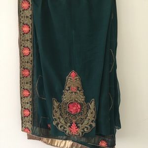 Pakistani designer three piece suit